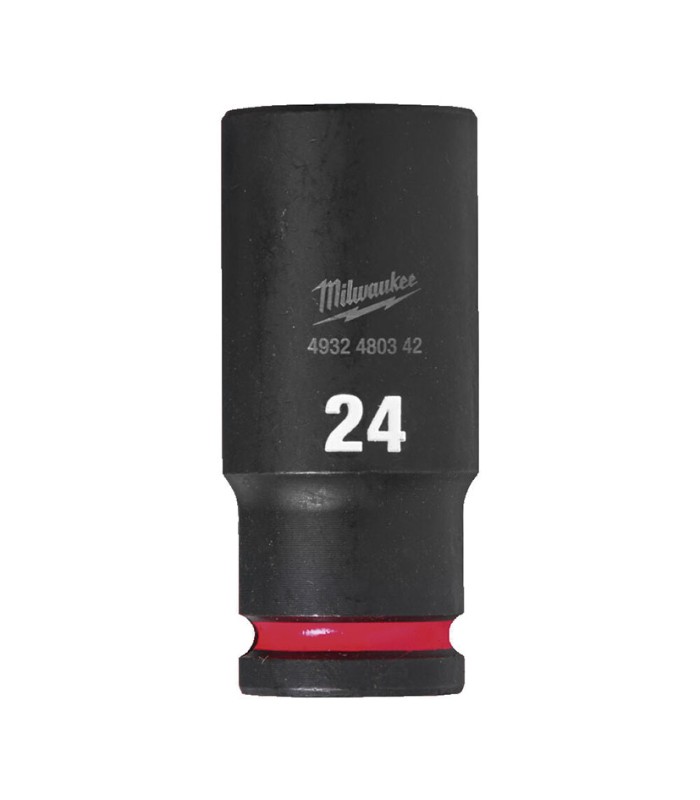 VASO IMPACTO 1/2" LARGO 24MM.