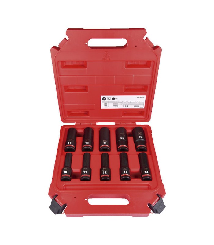 ESTUCH.10 VASOS LARGOS SHOCKWAVE 1/2"