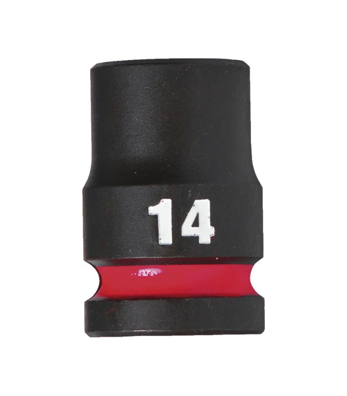 VASO IMPACTO 1/2" CORTO 14MM.