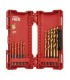 ESTUCHE 10 BROCAS HSS-G TIN