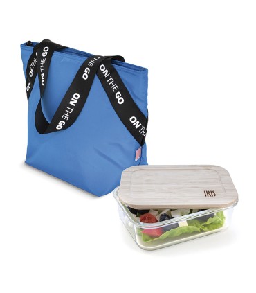 LUNCHBAG TOTE ON THE GO AZUL IRIS