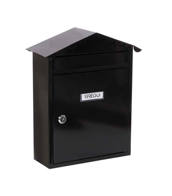 BUZÓN MOD. VISIT. NEGRO. 26x9xh36 CM.