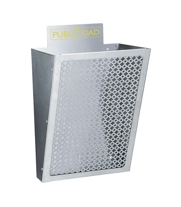 CESTA PUBLICIDAD E2302 PEQ.  PLATA