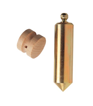 PLOMADA NUEZ MADERA NUSAC 500 GRS.