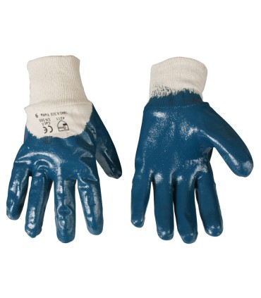 GUANTE NITRILO PESADO PUÑO ELAST. T/10