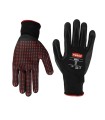 GUANTE NYLON NITRILO C/PUNTOS WORK4 T/10