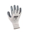 GUANTE POLIEST.C/RECUBR.NITRILO GRIS.T/8