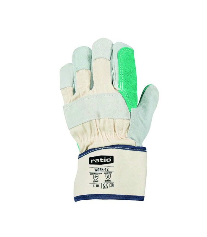 GUANTE SERRAJE REFOR Y LONA WORK-12 T/10
