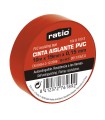 CINTA AISLANTE 19X10M ROJA  0,15MM