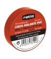 CINTA AISLANTE 19X20M ROJA  0,15MM
