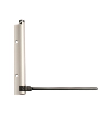 MUELLE BRAZO. ALUMINIO. PLATA.