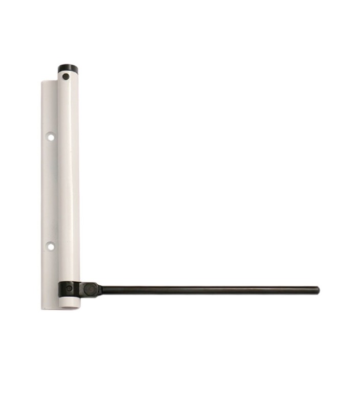 MUELLE BRAZO. ALUMINIO. BLANCO.