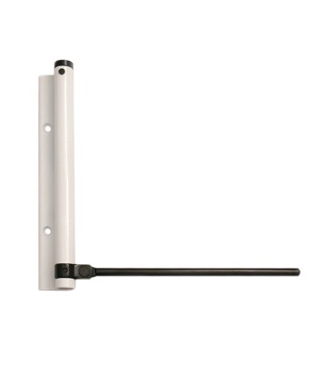 MUELLE BRAZO. ALUMINIO. BLANCO.