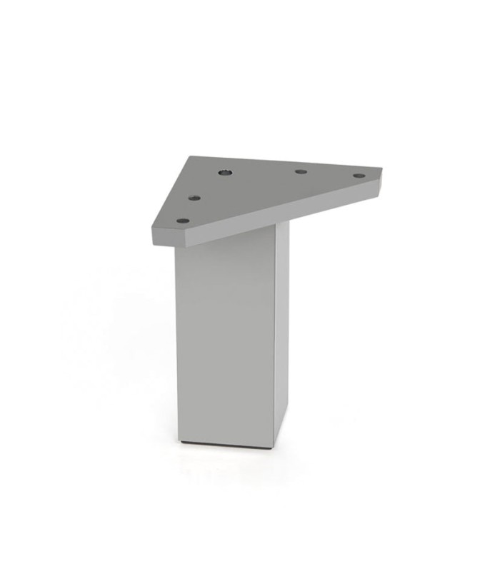 PATA CUADR.ABS 40xh80 MM.ALUM. MATE