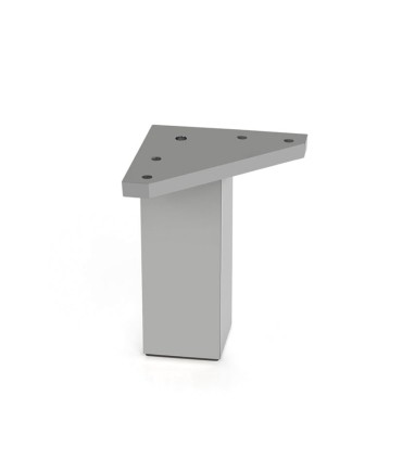 PATA CUADR.ABS 40xh80 MM.ALUM. MATE