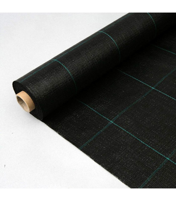 MALLA ANTIHIERBA  NEGRO. 2X10