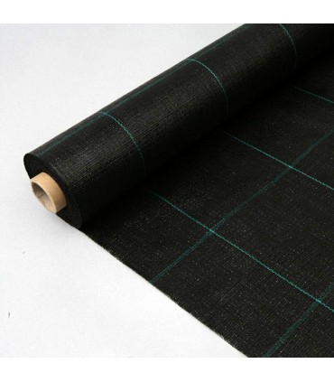 MALLA ANTIHIERBA  NEGRO. 2X10