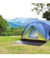 MALLA SUELO CAMPING VERDE. 3X4