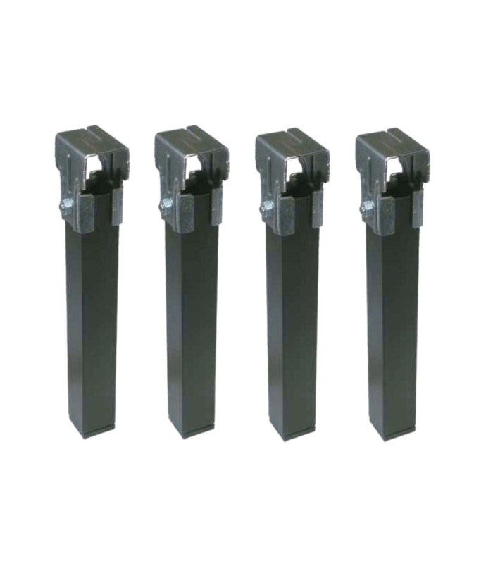 PATAS SOMIER.C/RUEDA. 4 UN.30x30xh 250MM