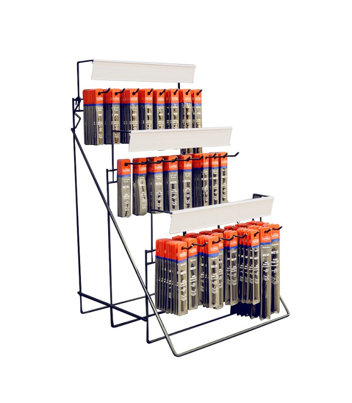 EXPOSITOR BROCAS 24 LINEAL GANCHO