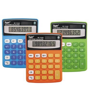 CALCULADORA 8D DECORADA. COL.VARIADOS