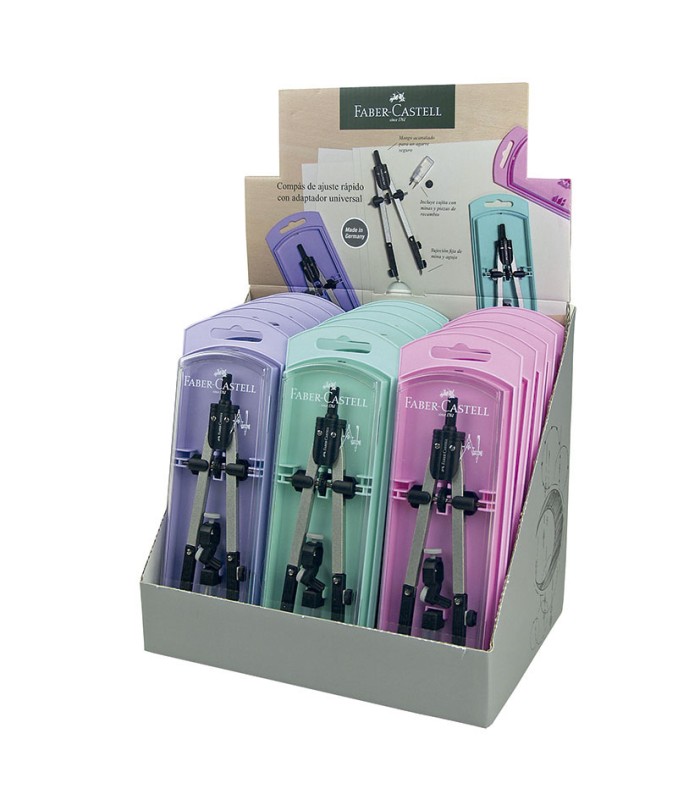 COMPAS AJUSTE RAPIDO SURTIDOS F. CASTELL