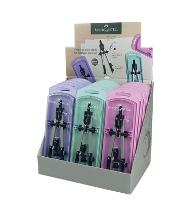 COMPAS AJUSTE RAPIDO SURTIDOS F. CASTELL