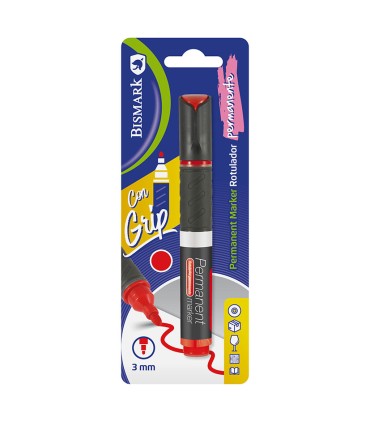 ROTULADOR PERMANENTE P.REDONDA ROJO