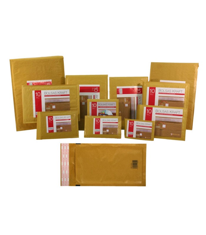 PACK 10 BOLSAS ACOLCHADAS N.17 240X340MM