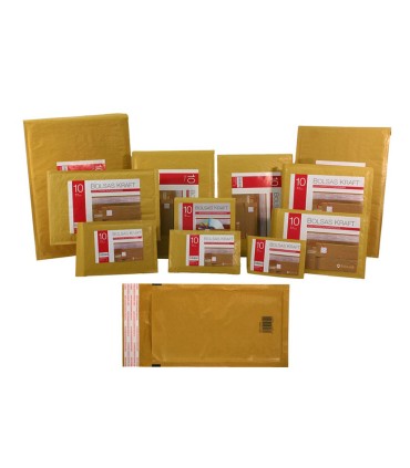 PACK 5 BOLSAS ACOLCHADAS N.20 350X470MM