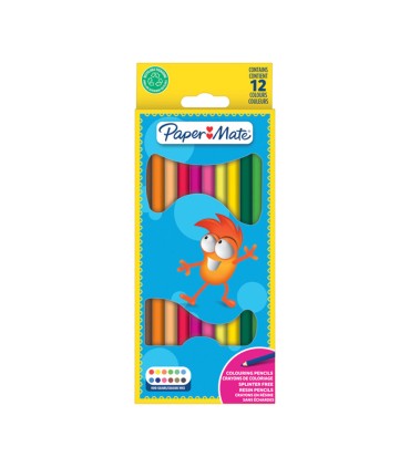 LAPICES DE COLORES PAPER MATE 12 UDS.