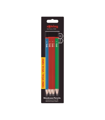 LAPICES GRAFITO HB ROTRING 8UDS.