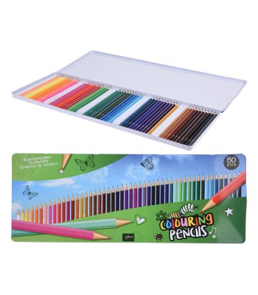 ESTUCHE LAPICES COLORES 50PZAS
