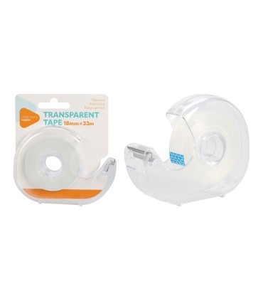 DISPENSADOR CINTA ADH. TRANSPARENTE