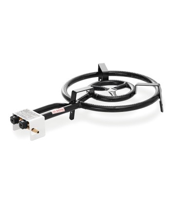 QUEMADOR PAELLERO A GAS TUB.RED.400MM.