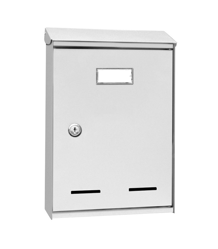 BUZON METALICO EXT. MOD. NANO. BLANCO.