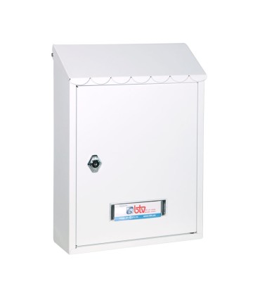 BUZON EXTERIOR MET. LAREDO. BLANCO.