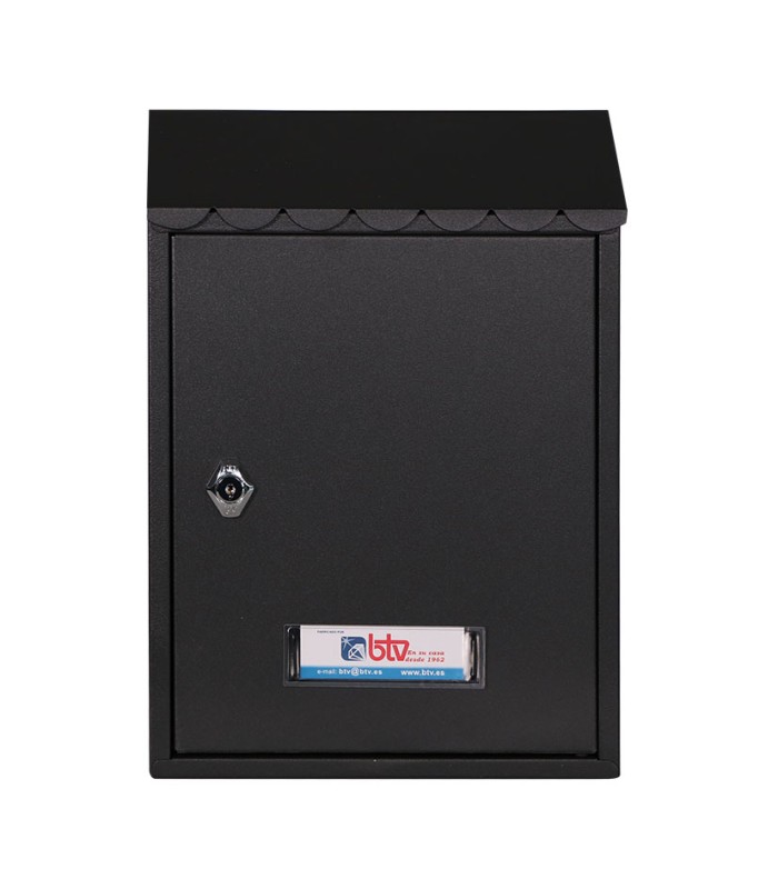 BUZON EXTERIOR MET. LAREDO. NEGRO.
