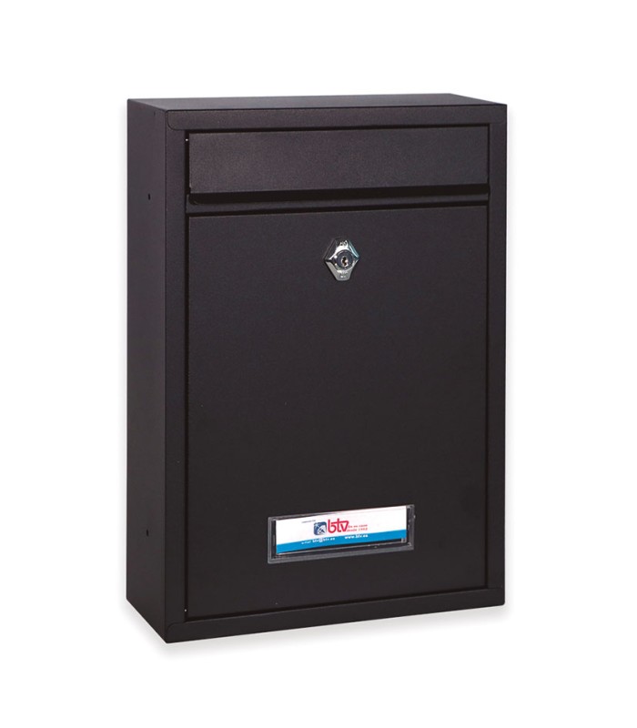 BUZON EXTERIOR MET. BERMEO. NEGRO.