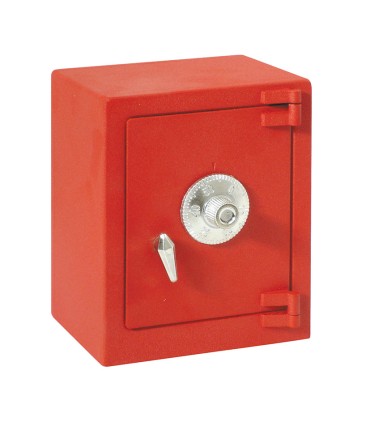 HUCHA CAJA FUERTE INFANTIL ROJO