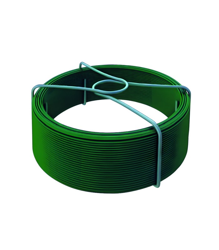 ALAMBRE HIERRO PLAST. EHS 1,5MMX50M VERD