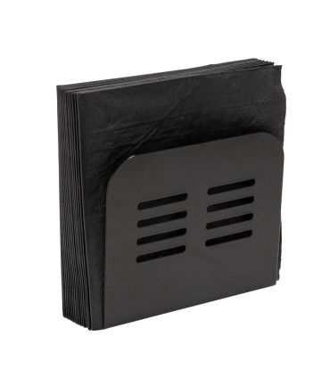 SERVILLETERO BACO METAL. NEGRO WENKO