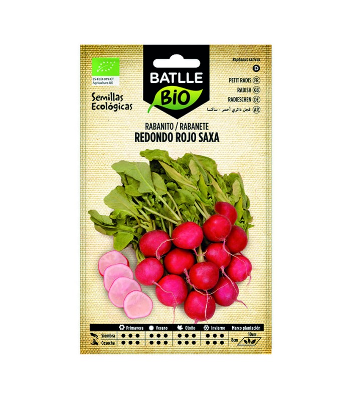 SEMILLAS RABANITO  ROJO ECO BIO 10 BOL