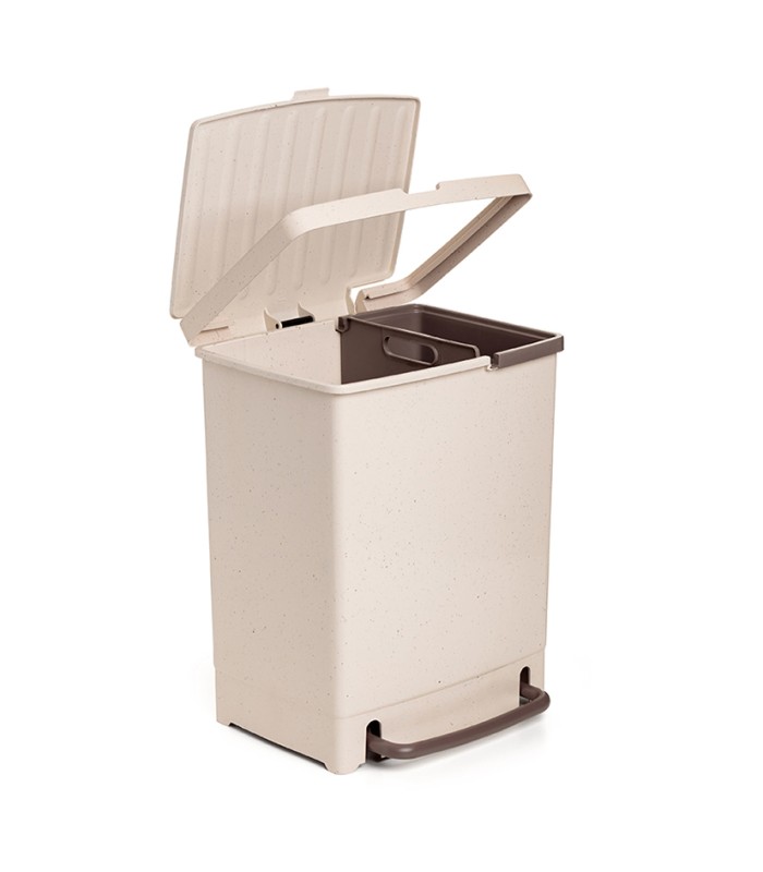 CUBO RECICLAJE 17 L + 8 L. ECOHOME TATAY