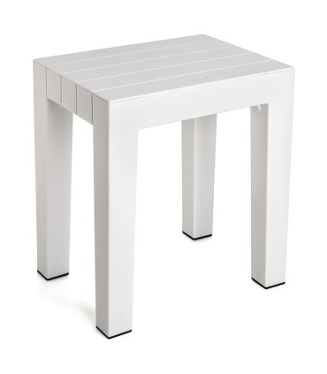 TABURETE  BAÑO LOMBOK BLANCO TATAY