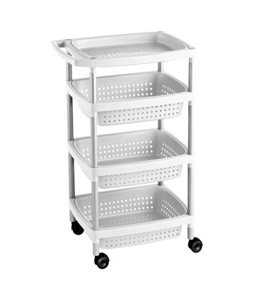 CARRITO VERDULERO 4 BLANCO TATAY
