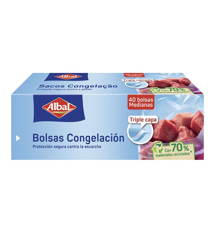 BOLSAS CONGEL.MED. 25X32CM.40 BSAS.