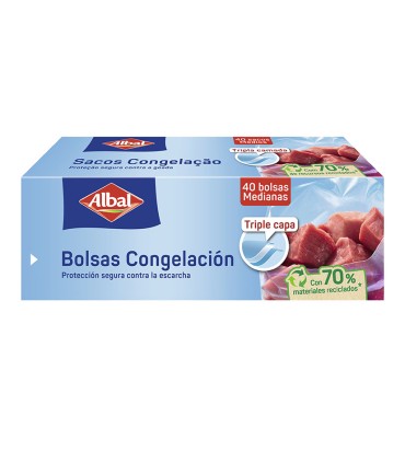 BOLSAS CONGEL.MED. 25X32CM.40 BSAS.