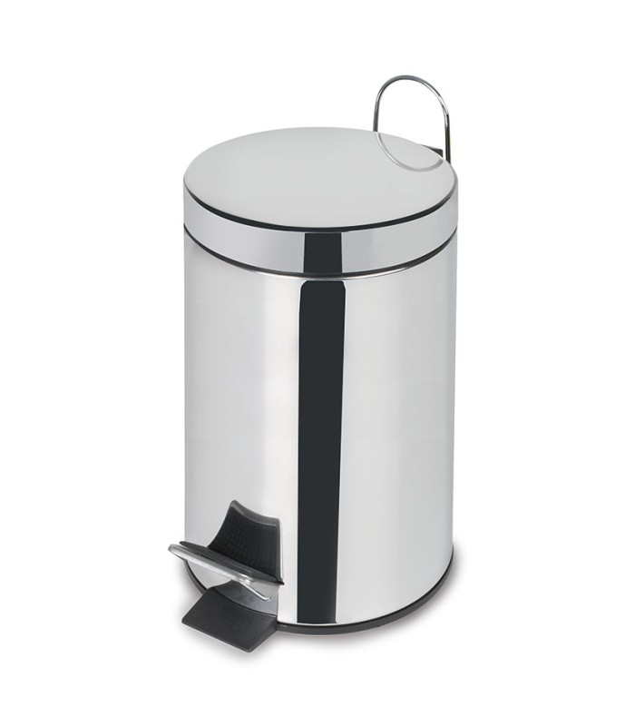 CUBO PEDAL ACERO INOX. 12 LITROS HABITEX