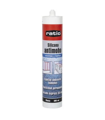 SILICONA COCINAS BAÑOS RATIO BL. 300 ML